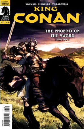 King Conan: The Phoenix on the Sword 1A published by Dark Horse with cover art by Gerald Parel