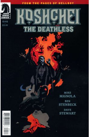 Koshchei the Deathless 4 published by Dark Horse with cover art by Mike Mignola