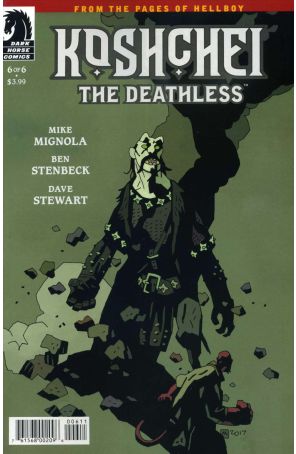 Koshchei the Deathless 6 published by Dark Horse with cover art by Mike Mignola
