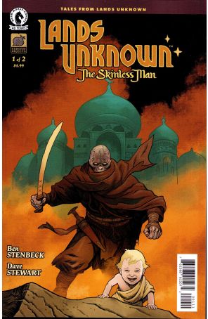 Lands Unknown: The Skinless Man 1A published by Dark Horse with cover art by Ben Stenbeck