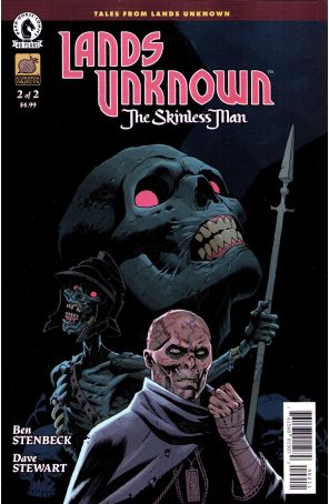 Lands Unknown: The Skinless Man 2 published by Dark Horse with cover art by Ben Stenbeck