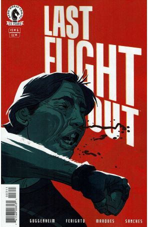 Last Flight Out 3 published by Dark Horse with cover art by Eduardo Ferigato