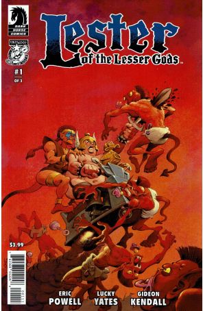 Lester of the Lesser Gods (Dark Horse) 1A published by Dark Horse with cover art by Gideon Kendall