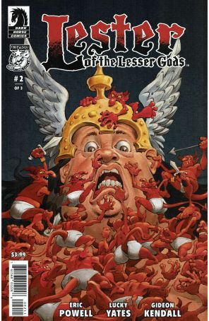 Lester of the Lesser Gods (Dark Horse) 2A published by Dark Horse with cover art by Gideon Kendall
