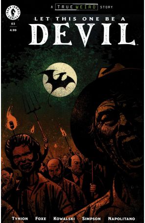 Let This One Be a Devil 3A published by Dark Horse with cover art by Gavin Fullerton