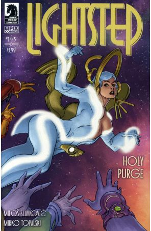 Lightstep 1 published by Dark Horse with cover art by Milos Slavkovic