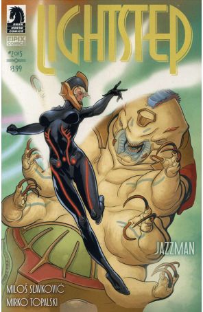 Lightstep 2 published by Dark Horse with cover art by Milos Slavkovic