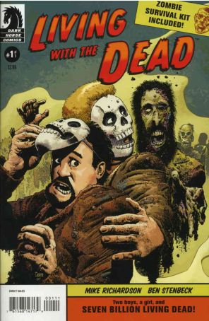 Living with the Dead 1 published by Dark Horse with cover art by Richard Corben