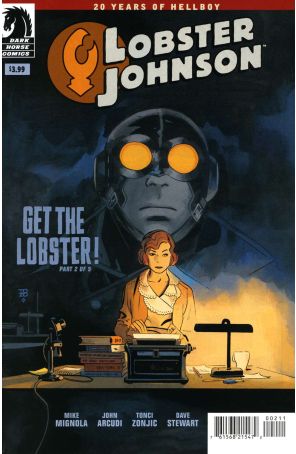Lobster Johnson: Get the Lobster 2 published by Dark Horse with cover art by Tonci Zonjic
