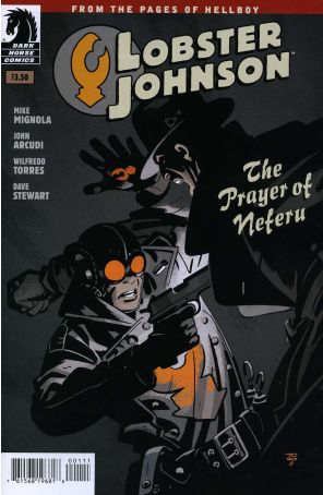 Lobster Johnson: The Prayer of Neferu 1 published by Dark Horse with cover art by Tonci Zonjic