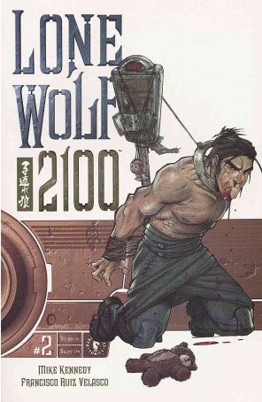 Lone Wolf 2100 2 published by Dark Horse with cover art by Francisco Ruiz Velasco