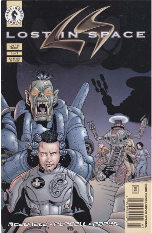 Lost in Space (Dark Horse) 3 (Newsstand) published by Dark Horse with cover art by Gary Erseine and Gordon Purcell