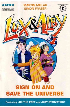 Lux And Alby Sign on and Save the Universe 1 published by Dark Horse