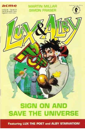 Lux And Alby Sign on and Save the Universe 2 published by Dark Horse