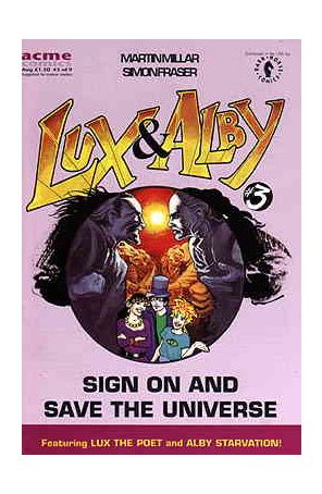 Lux And Alby Sign on and Save the Universe 3 published by Dark Horse