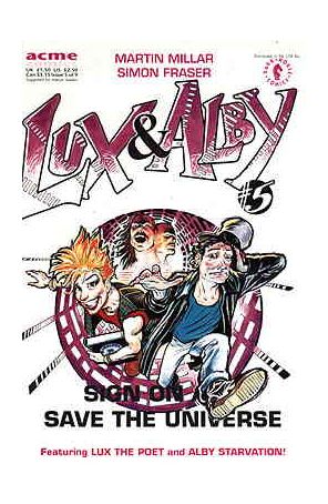 Lux And Alby Sign on and Save the Universe 5 published by Dark Horse