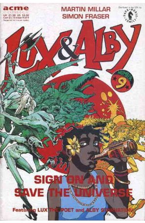 Lux And Alby Sign on and Save the Universe 9 published by Dark Horse