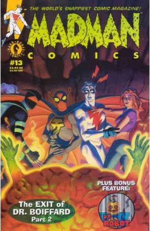 Madman Comics 13 published by Dark Horse with cover art by Mike Allred