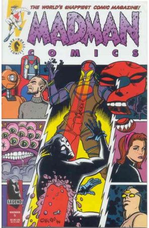 Madman Comics 5 published by Dark Horse with cover art by Mike Allred and Kevin Nowlan (back cover)