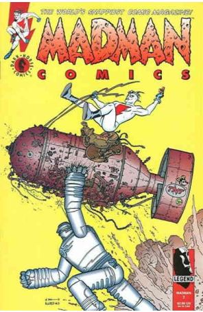 Madman Comics 7 published by Dark Horse with cover art by Geoffrey Darrow and Mike Allred