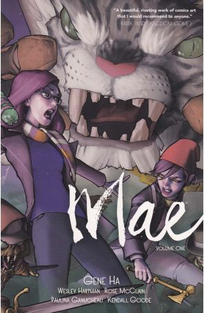 Mae TPB 1 published by Dark Horse with cover art by Gene Ha