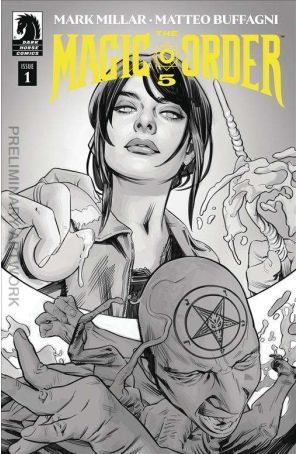The Magic Order V 1B published by Dark Horse with cover art by Matteo Buffagni