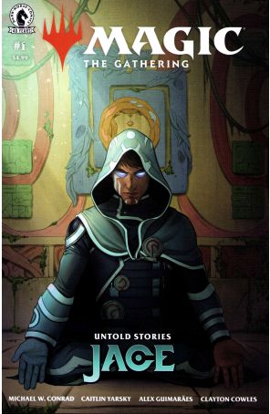 Magic: The Gathering: Untold Stories-Jace 1A published by Dark Horse with cover art by Caitlin Yarsky