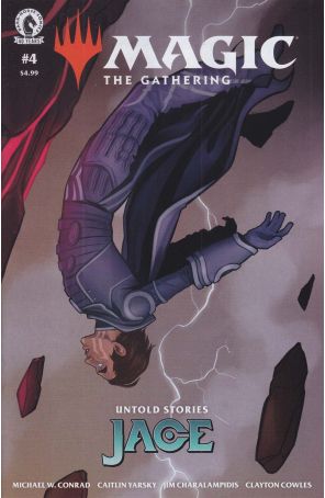 Magic: The Gathering: Untold Stories-Jace 4A published by Dark Horse with cover art by Caitlin Yarsky