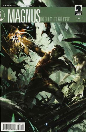 Magnus, Robot Fighter (Dark Horse) 2 published by Dark Horse with cover art by Raymond Swanland