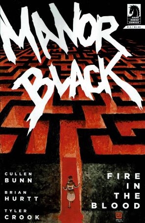 Manor Black: Fire in the Blood 2 published by Dark Horse with cover art by Brian Hurtt