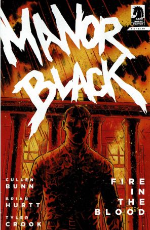 Manor Black: Fire in the Blood 4 published by Dark Horse with cover art by Brian Hurtt