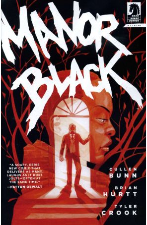 Manor Black 1 published by Dark Horse with cover art by Tyler Crook