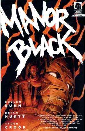 Manor Black 2 published by Dark Horse with cover art by Tyler Crook