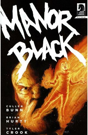 Manor Black 4 published by Dark Horse with cover art by Tyler Crook