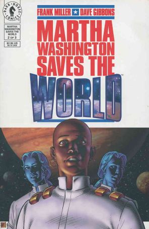 Martha Washington Saves the World 2 published by Dark Horse with cover art by Dave Gibbons