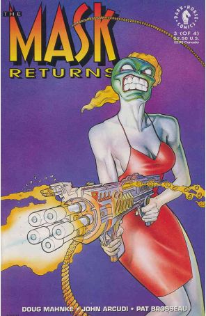 The Mask Returns 3 published by Dark Horse with cover art by Doug Mahnke