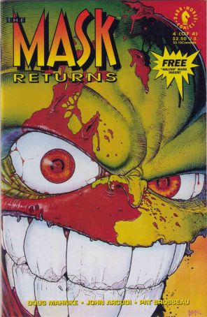 The Mask Returns 4 published by Dark Horse with cover art by Doug Mahnke