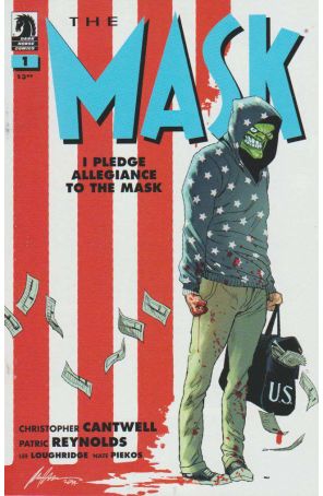 Mask: I Pledge Allegiance to the Mask 1B published by Dark Horse with cover art by Rafael Albuquerque