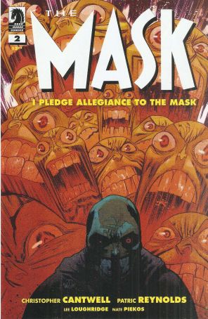 Mask: I Pledge Allegiance to the Mask 2B published by Dark Horse with cover art by James Harren