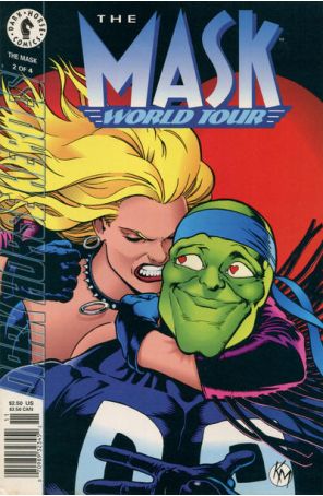 The Mask 11 (Newsstand) published by Dark Horse with cover art by Kevin Maguire