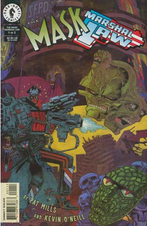 The Mask/Marshal Law 1 published by Dark Horse