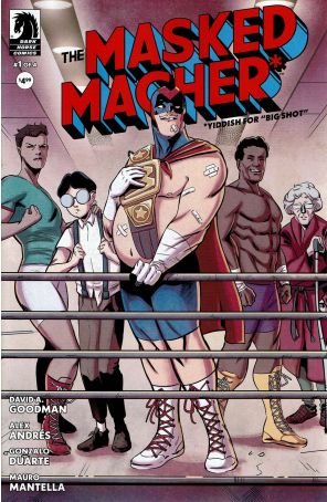 Masked Macher 1 published by Dark Horse with cover art by Alex Andres