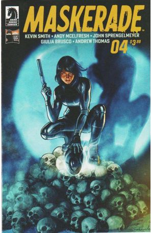 Maskerade 4A published by Dark Horse with cover art by Diego Galindo