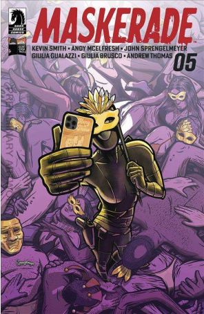 Maskerade 5 published by Dark Horse with cover art by John Sprengelmeyer