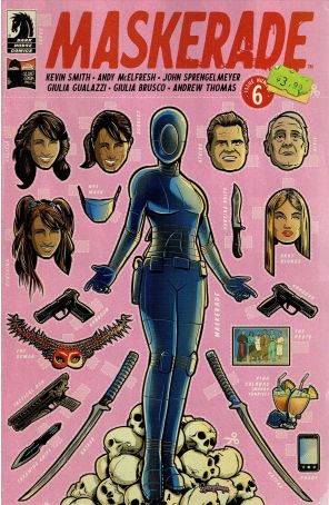 Maskerade 6 published by Dark Horse with cover art by John Sprengelmeyer