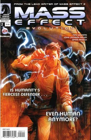 Mass Effect: Evolution 2 published by Dark Horse with cover art by Massimo Carnevale