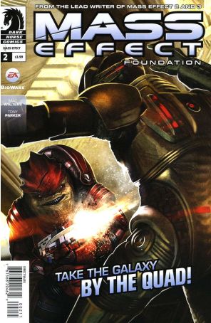 Mass Effect: Foundation 2 published by Dark Horse with cover art by Benjamin Carré