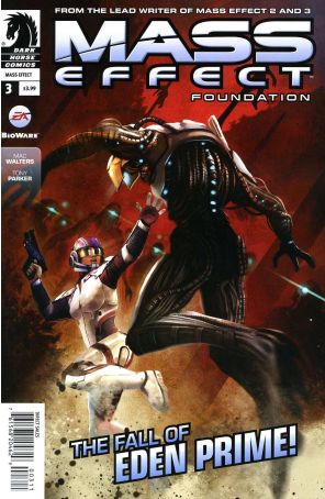 Mass Effect: Foundation 3 published by Dark Horse with cover art by Benjamin Carré