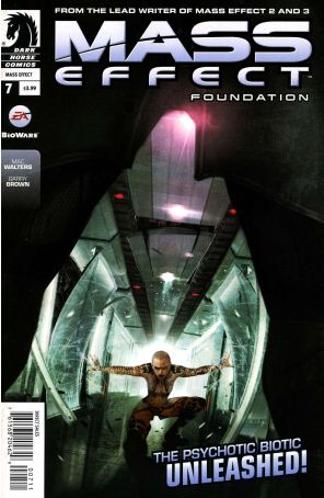 Mass Effect: Foundation 7 published by Dark Horse with cover art by Benjamin Carré