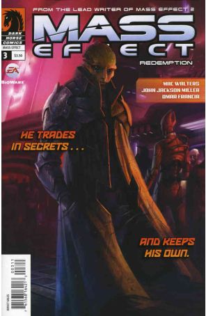 Mass Effect: Redemption 3 published by Dark Horse with cover art by Daryl Mandryk